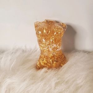 Gold Goddess Mini Resin Statue